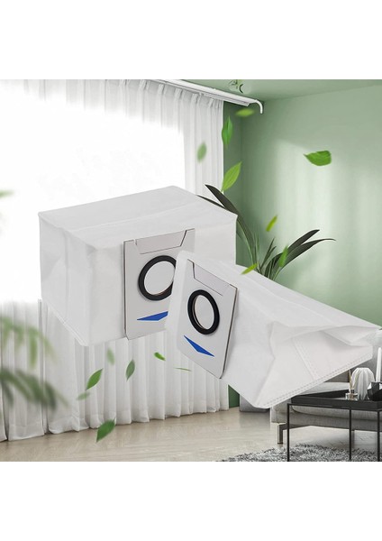 Deebot X1 Omni Otomatik Boşaltma Istasyonu Için 3'lü Paket Tek Kullanımlık Toz Torbası (Yurt Dışından)