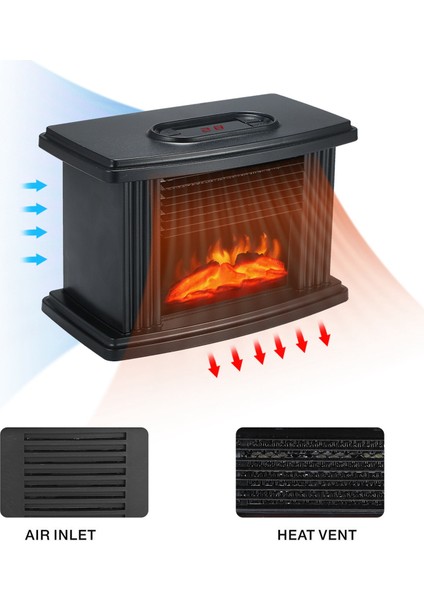 Iç Mekan Kullanımı Için Isıtıcılar, Taşınabilir Elektrikli Avrupa Tarzı Şömine Isıtıcı Fan Isıtıcı Alev Isıtıcı Ab Tak (Yurt Dışından)