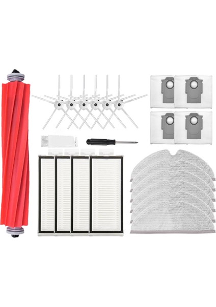 + Max Max+ Plus T8 Ana Yan Fırça Robot Aksesuarları Için Elektrikli Süpürge Parçaları (Yurt Dışından)