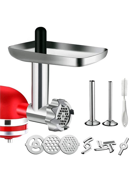 Standlı Mikserler Için Metal Gıda Öğütücü Aparatı, Et Kıyma Aparatı (Yurt Dışından)