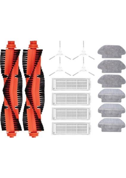 Robot Vakum Paspas Için 2 S 3c Mi Robot Vakum Paspas P Paspas Bezleri Ana Yan Fırça Filtresi XMSTJQR2S STYJ02YM Parçaları (Yurt Dışından)