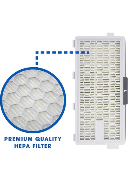 -HA50 Hepa Airclean 50 Filtre Elektrikli Süpürge Serisi Komple C3 C2 C1 S8000 S6000 S5000 S4 S5 S6 S8 (Yurt Dışından)