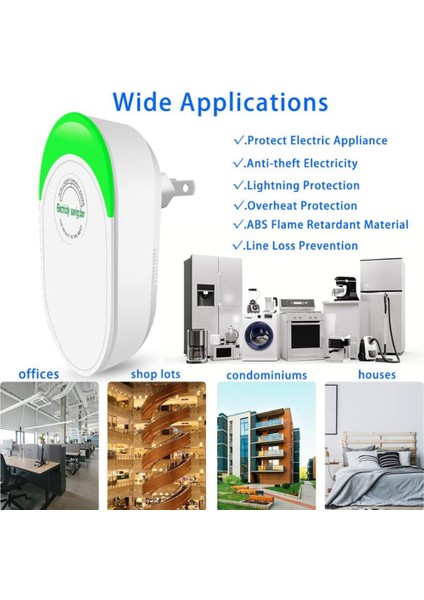 Elektrik Tasarruf Kutusu Akıllı Güç Tasarrufu Faktörü Çok Fonksiyonlu Yüksek Verimli Tasarruf Kutusu Abd Plug-10 (Yurt Dışından) fiyatları