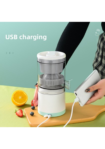 Kablosuz Yavaş Sıkacağı Elektrikli Sıkacakları Portakal Limon Sıkacağı USB Meyve Sıkacağı Otomatik Küçük Elektrikli Meyve Sıkacağı Bardağı 45 W (Yurt Dışından)