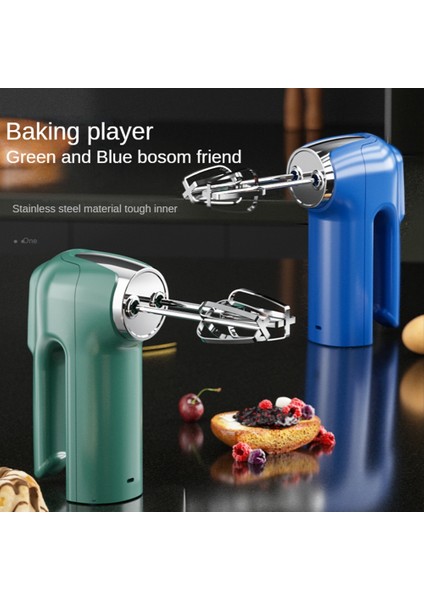 Elektrikli Yumurta Çırpıcı Gıda Blender Yumurta Pişirme Için El Mikseri Mutfak Aksesuarları Krem Tereyağı Çırpma Mikser Yeşil (Yurt Dışından) fiyatları