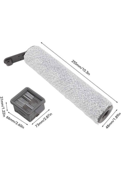 H12 / H12 / H12S Max Hepa Filtre Yedek Islak ve Kuru Elektrikli Süpürge Aksesuarları Yedek Parçaları Için Rulo Fırça (Yurt Dışından) fiyatları