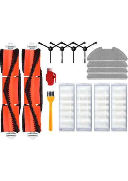 Robot Vakum Paspas 2 Pro/lite MJST1SHW Mjstl Hepa Filtre Paspas Bezi Ana Yan Fırça Elektrikli Süpürge Aksesuarları (Yurt Dışından)