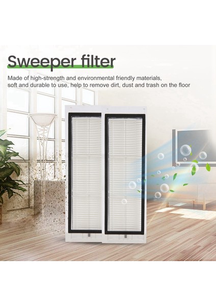 Aksesuarları Qihoo 360 S5 S7 S7 Pro Robotlu Süpürge Yedek Ana Fırça Yan Fırça Hepa Filtre Yedek Parçaları (Yurt Dışından) modelleri