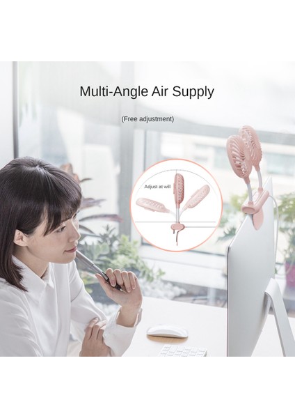 Ofis Öğrencileri Sınıf Yurdu Için Taşınabilir Fan Ekran Fanı Asılı Ekran USB Elektrikli Çift Fan -Beyaz (Yurt Dışından) indirimleri