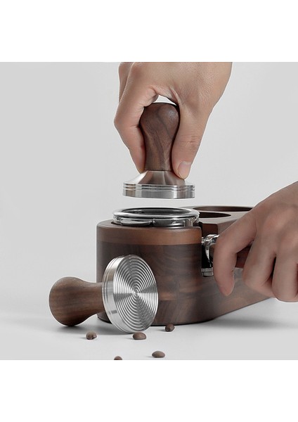 58 mm Kahve Sabotaj 304 Paslanmaz Çelik Ahşap Saplı Düz Basınçlı Pres Çekiç Barista Araçları Kahve Tozu Çekiç (Yurt Dışından) fırsatları