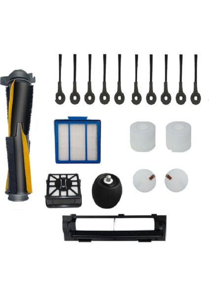 Iq RV1001AE RV101 Robot Vakum Yedek Parçalar Ana Yan Fırça Hepa Filtre Paspas Bez Pamuk Filtre Yan Fırça (Yurt Dışından)