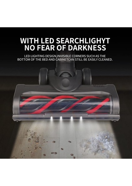 V7 V8 V10 V11 V15 Vakum Yedek Parçaları Için Yumuşak Rulo Fırça, LED Işıklı Zemin Fırçası Ek Parçaları (Yurt Dışından) fiyatları