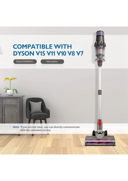 V7 V8 V10 V11 V15 Vakum Yedek Parçaları Için Yumuşak Rulo Fırça, LED Işıklı Zemin Fırçası Ek Parçaları (Yurt Dışından) modelleri