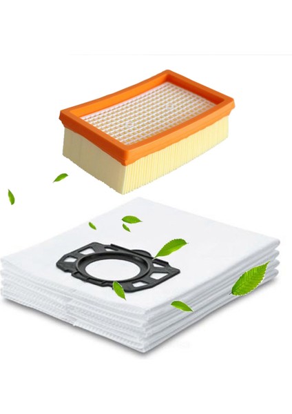 7 Adet Elektrikli Süpürge Parçaları Mv4 Mv5 Mv6 Wd4 Wd5 Wd6 WD4000 To WD5999 6 Adet Toz Torbası ve 1 Adet Filtre (Yurt Dışından)