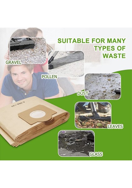 16 Adet Toz Torbası 6.959-130.0 Filtre Torbaları A2201 Wd3 Kağıt Torba Elektrikli Süpürge Parçaları (Yurt Dışından) modelleri