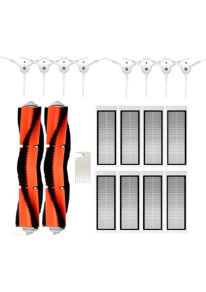 Mi Robotlu Süpürge Için 19 Adet 1/1s S4 S5 S50 S51 Max SDJQR01RR SDJQR02RR SDJQR03RR Aksesuarları Kiti (Yurt Dışından)