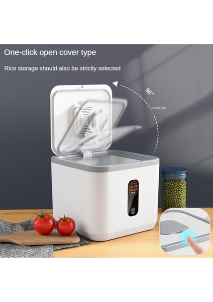 Mutfak Depolama Nem Geçirmez Nano Böcek Geçirmez Mühürlü Evcil Hayvan Maması Kabı Pirinç Tahıl Saklama Kutusu Beyaz + Yeşil (Yurt Dışından) modelleri