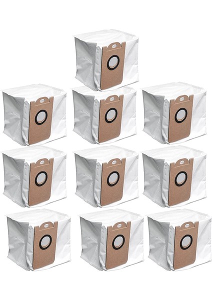 10 Paket Toz Torbaları M7 Pro M8 Pro Robotlu Süpürge Özel Toz Torbaları Yedek Aksesuar Parçaları (Yurt Dışından)
