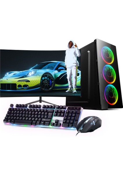 I5 11400F 16GB 480SSD 4gb GTX1650 24" Monitörlü (Gaming Set)