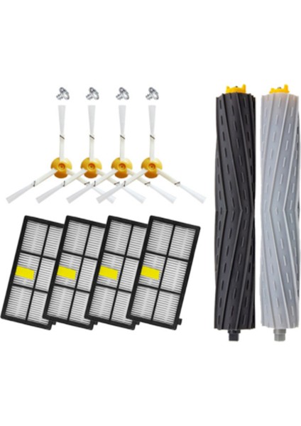 Hepa Filtreler ve Fırçalar Kiti 800 900 Serisi 860 870 880 890 960 Robotlu Süpürge Parçaları Aksesuarları (Yurt Dışından)