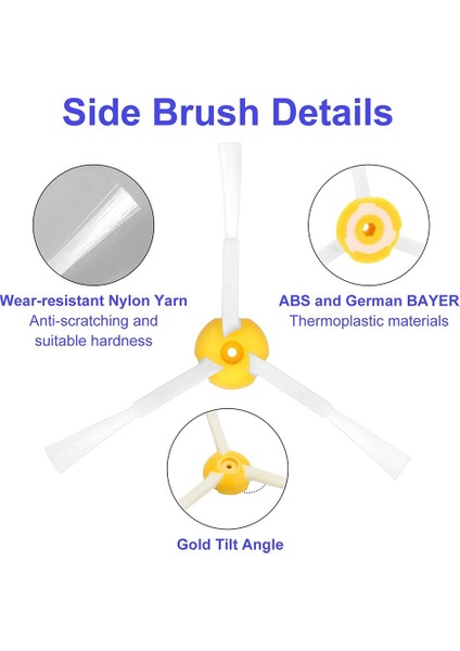 Hepa Filtreler ve Fırçalar Kiti 800 900 Serisi 860 870 880 890 960 Robotlu Süpürge Parçaları Aksesuarları (Yurt Dışından) fırsatları