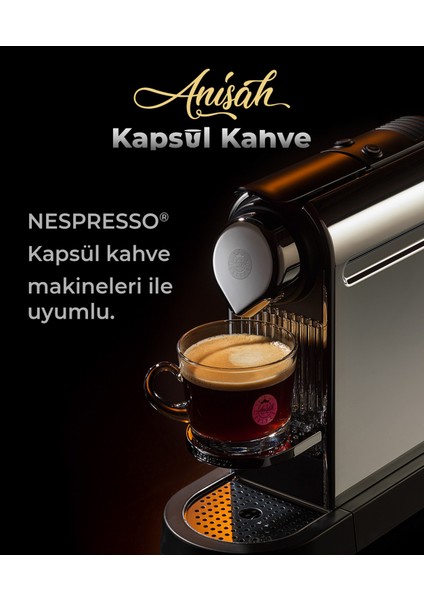 Anisah Coffee Kapsül Kahve Seti Nespresso Uyumlu 4 x 10'lu Bolivar Genoa Romeo ve Extra Aroma