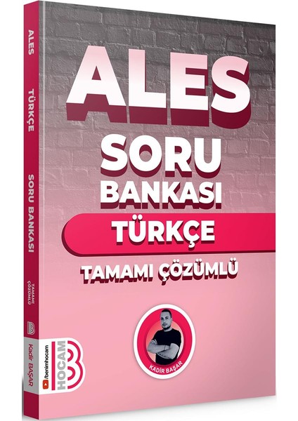 Benim Hocam Yayınları 2024 ALES Türkçe Tamamı Çözümlü Soru Bankası