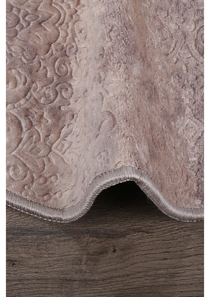 Nova Kahve Oval 60X100 + 50X60 cm 2'li Banyo Paspası Seti Kaymaz Tabanlı Yıkanabilir Klozet Takımı modelleri