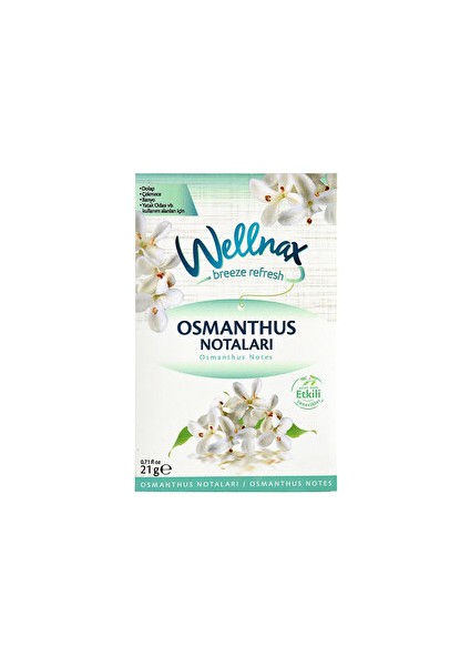 ( 5 Adet ) Wellnax Çekmece Dolap Kokusu Osmanthus Notaları