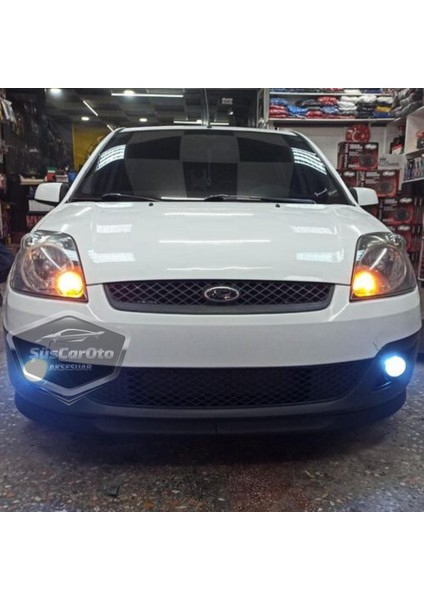 Ford Fiesta 2002-2008 Uyumlu Üniversal Astra H Lip Esnek Ön Lip 2 Parça Tampon Altı Dil Karlık Ön Ek