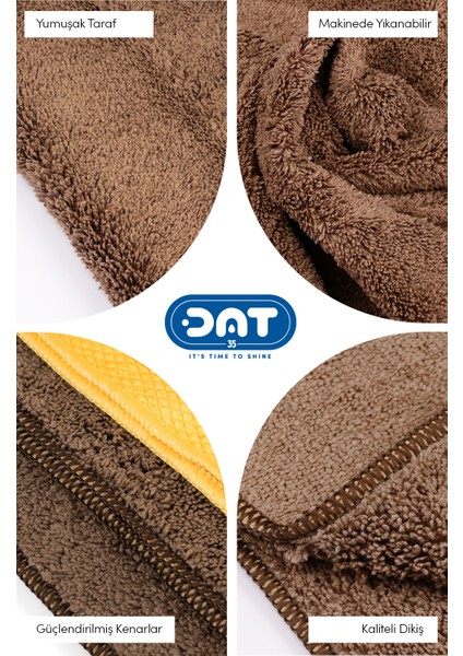 Amsterdamdry Mikrofiber Oto Yıkama Paketi Araç Kurulama Havlusu Cam Bezi Araba Yıkama Eldiveni Seti