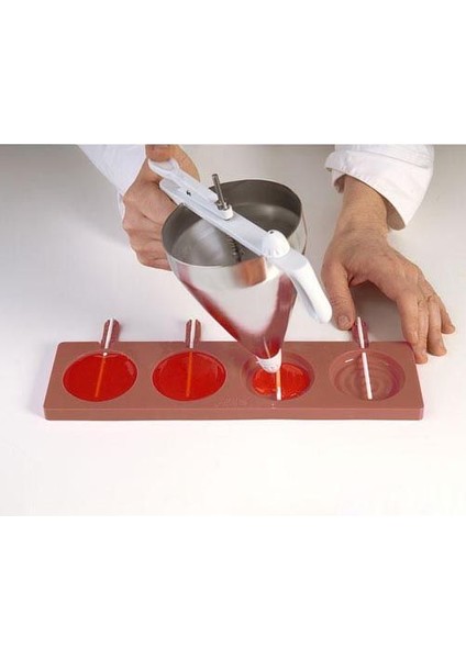 Silikon Lolipop Popkek Çubukları Şeker Çikolata Kalıbı 4 Adet