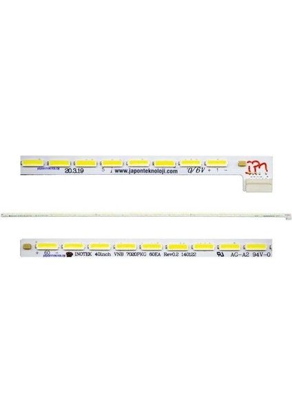Vestel 40INCH Vnb 7020PKG 60EA VES400UNVS-2D-N02, VES400UNVS-2D-N03, 23247529 60 LED 6 Pin 50 cm LED Bar