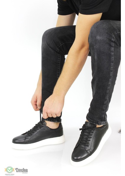 Erkek Deri Günlük Beyaz Taban Spor Tarz Ayakkabı ER24/CS/119 fiyatları