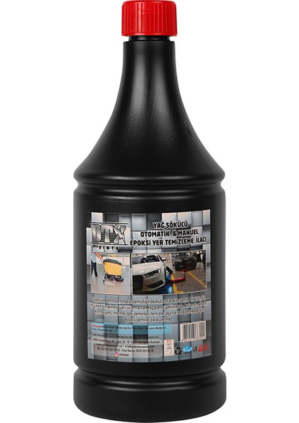 Endüstriyel Epoksi Yer Temizleme Deterjanı 1 Litre