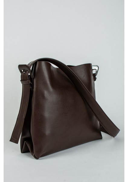 Kadın Toka Detaylı Shopper Omuz Çantası