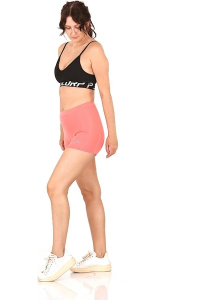 Runway Kısa Spor Tayt Sardunya