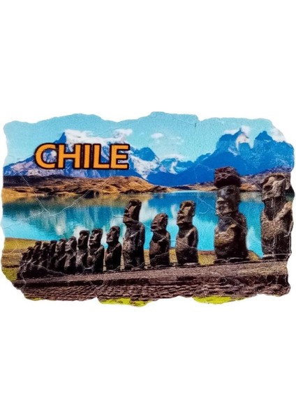 Şili Temalı Fresco Magnet