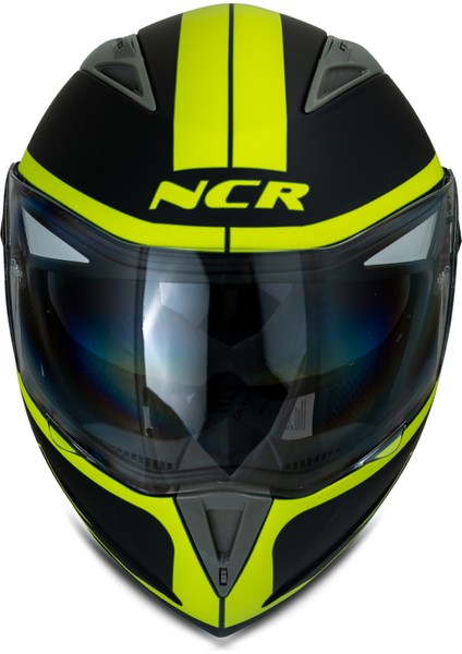 Çene Açılır Kask Vizörlü Sarı-Siyah L Beden Ece Belgeli fiyatları