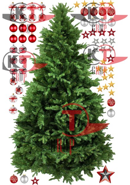 Yeni Yıl Merry Christmas Yılbaşı Ağacı ve Parti Malzemeleri Cam Duvar Sticker Seti fiyatları