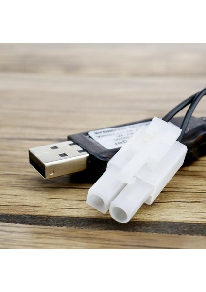 DNR Bilişim Oyuncak Pili Şarj Cihazı Uzak Kumandalı Hobi Oyuncak USB Input 5 V/0.5-2A Beyaz Soket 7.2V. 250MA