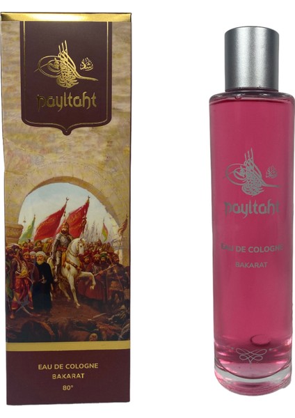 Payitaht Osmanlı Koku Serisi Bakarat Eau De Cologne Kalıcı Parfümlü Kolonya Cam Şişe 200 ml