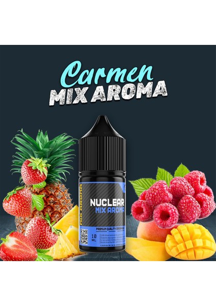Mix Aroma Carmen Mango Ananas Çilek Gıda Aroması 10 ml