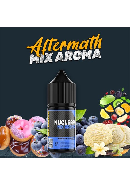 Mix Aroma Aftermath Yaban Mersin Tatlı Donut Gıda Aroması 10 ml