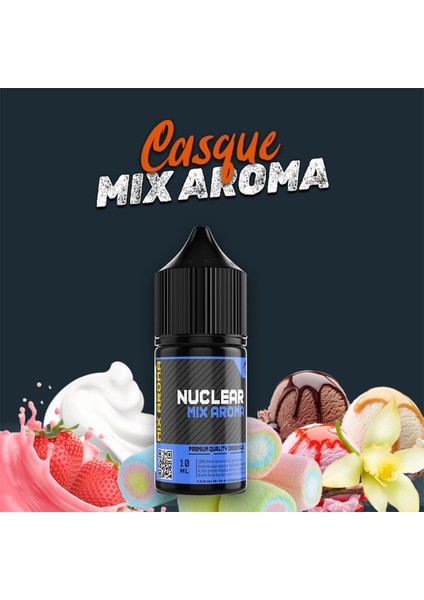 Mix Aroma Casque Çilek Dondurma Gıda Aroması 10 ml