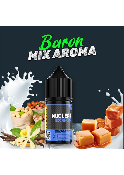 Mix Aroma Baron Calipter Cow Zıkkım Gıda Aroması 10 ml