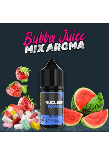 Mix Aroma Bubba Juice Karpuz Sakız Gıda Aroması 10 ml