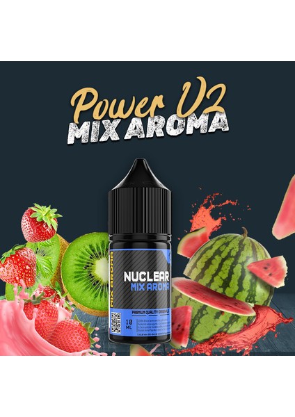 Mix Aroma Power V2 Karpuz Çilek Kivi Gıda Aroması 10 ml