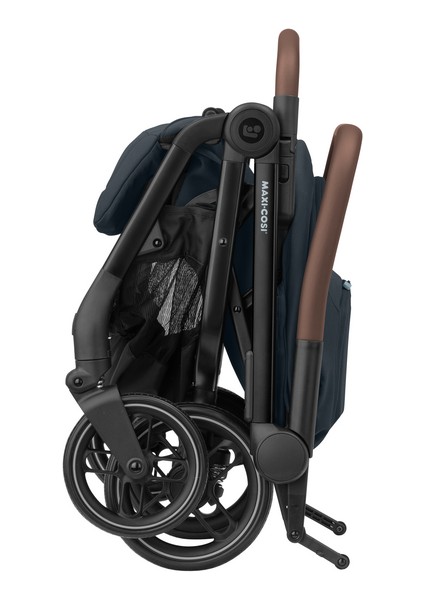 Soho Kompakt Seyahat Sistem Olabilen Otomatik Katlanan Bebek Arabası Essential Graphite