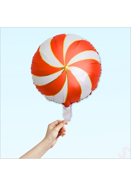 Kırmızı Şeker Folyo Balon 45CM